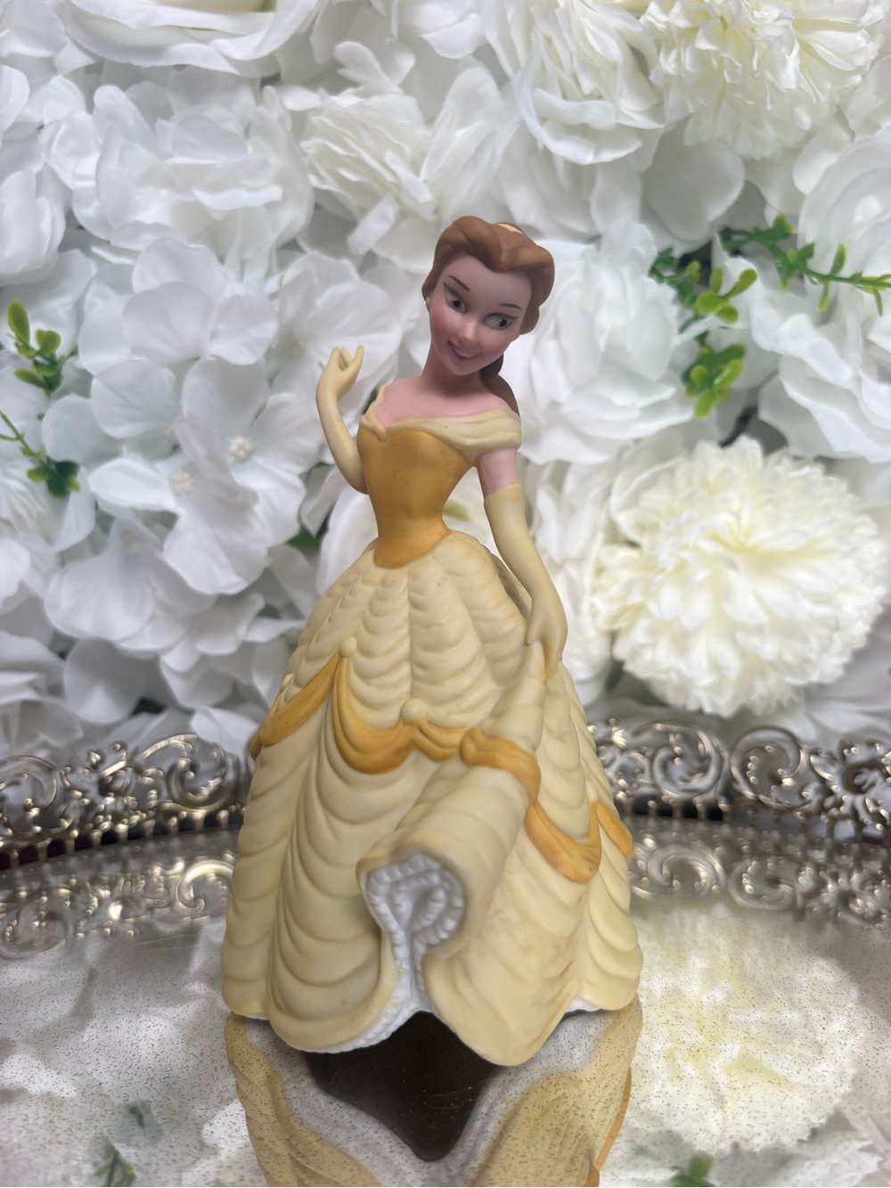 Vintage Beauty and the Beast Belle figurine Bell